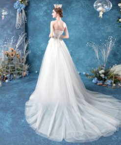 strapless a line wedding dress 1079-003