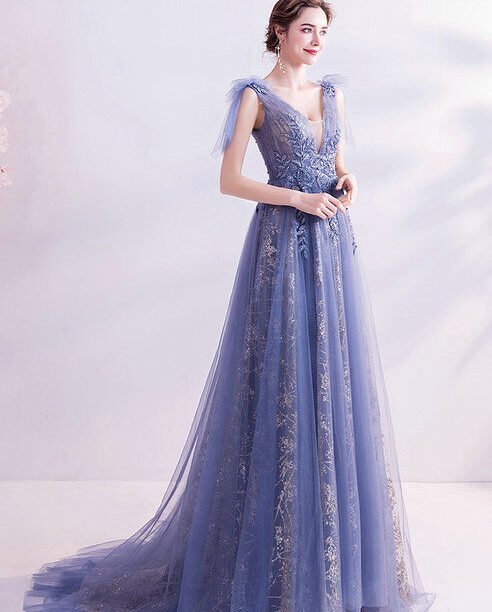 blue formal dress 1112-002