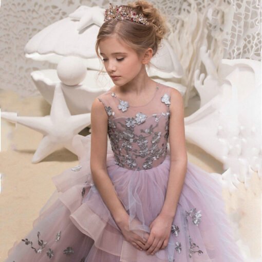 Flower Girl Dresses Online Ball Gown Girl Party Dress - Image 3