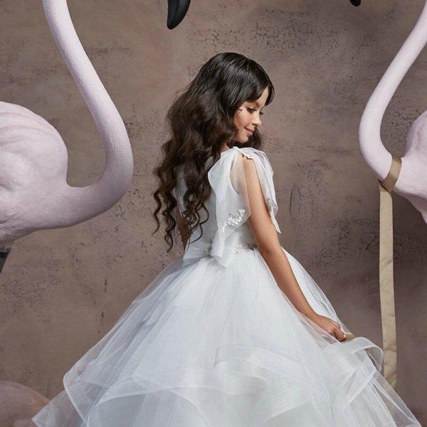 elegant flower girl dresses 1106-004