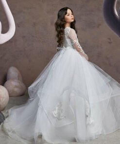 flower girl dress lace 1109-002