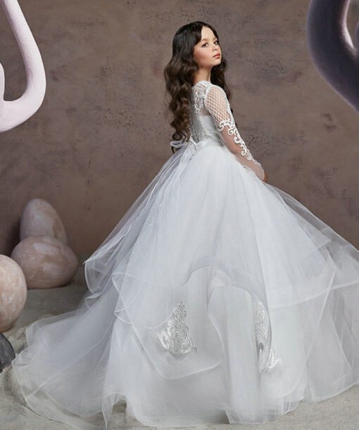 flower girl dress lace 1109-002