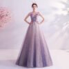 purple bling prom dress 1116-010