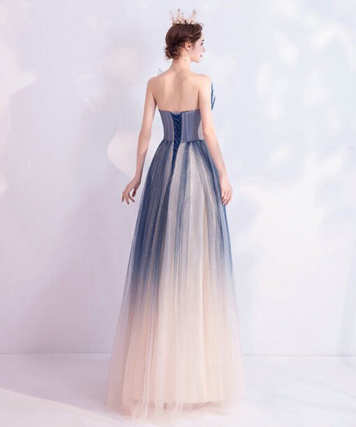 two color prom dress 1113-001