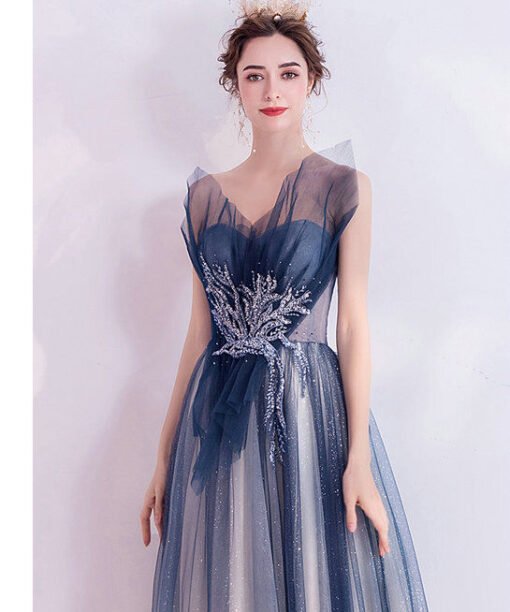 two color prom dress 1113-005