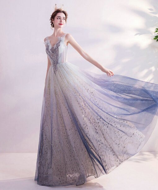 white and purple prom dress 1119-003