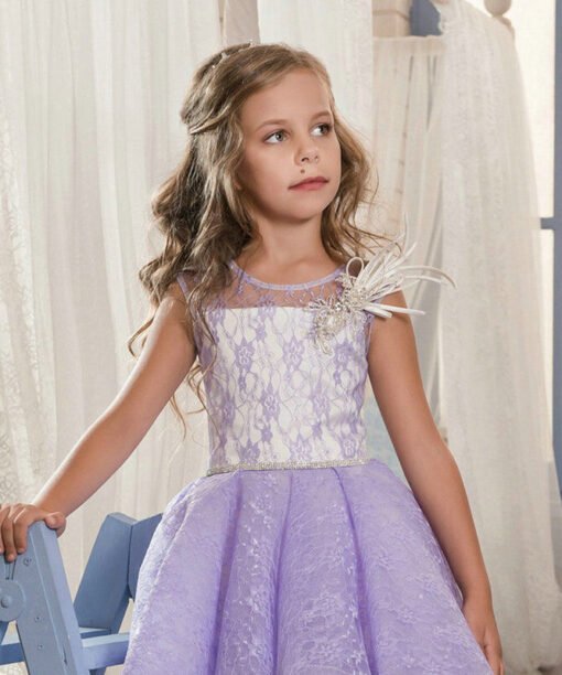 high low flower girl dress 1136004