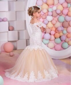 mermaid flower girl dress 1135003
