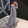 off the shoulder a line prom dress 1128-002