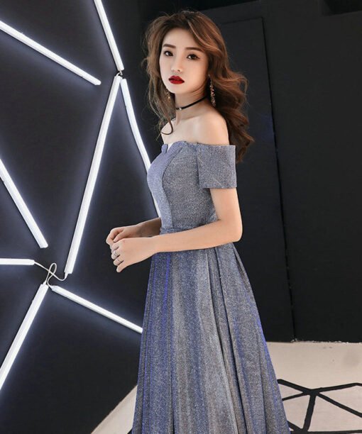 off the shoulder a line prom dress 1128-003