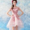 pink short prom dress 1124-007