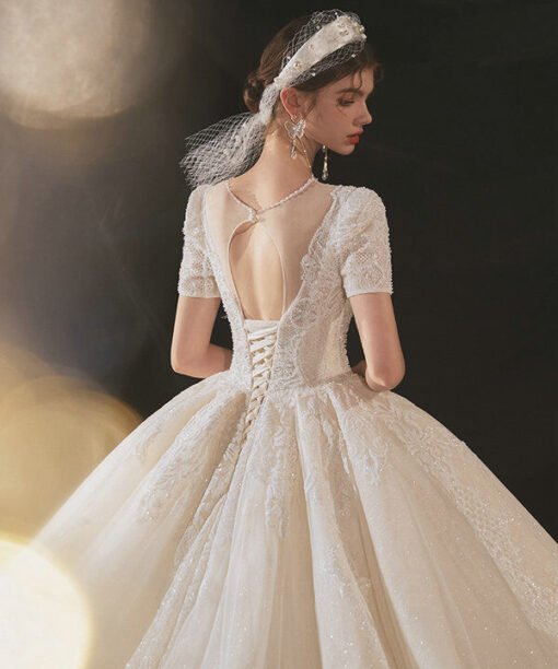 princess ball gown wedding dress 1126-002