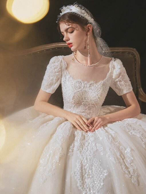 princess ball gown wedding dress 1126-003