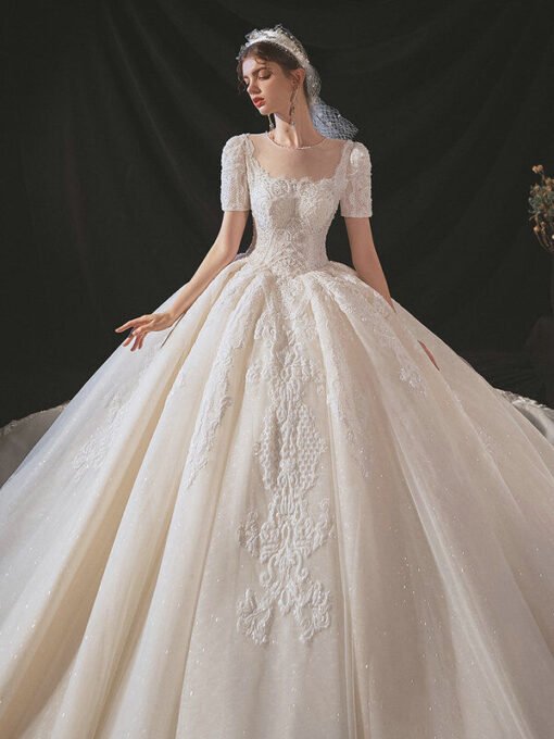 princess ball gown wedding dress 1126-004