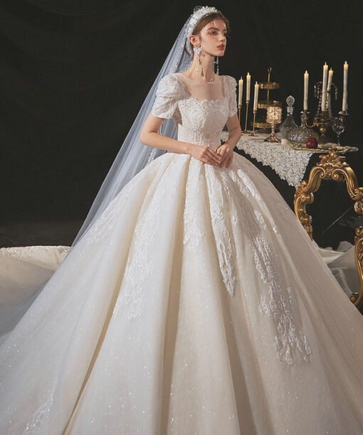 princess ball gown wedding dress 1126-005
