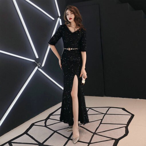 sexy black prom dress 1131002