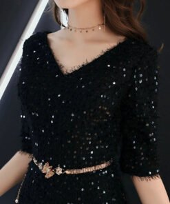 sexy black prom dress 1131004