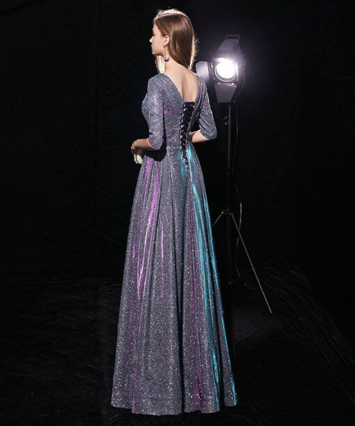 v neck prom dress 1129-001