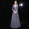 v neck prom dress 1129-004