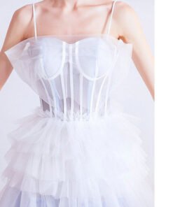 Layered prom dress 1151-004