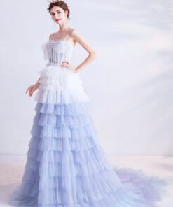 Layered prom dress 1151-006