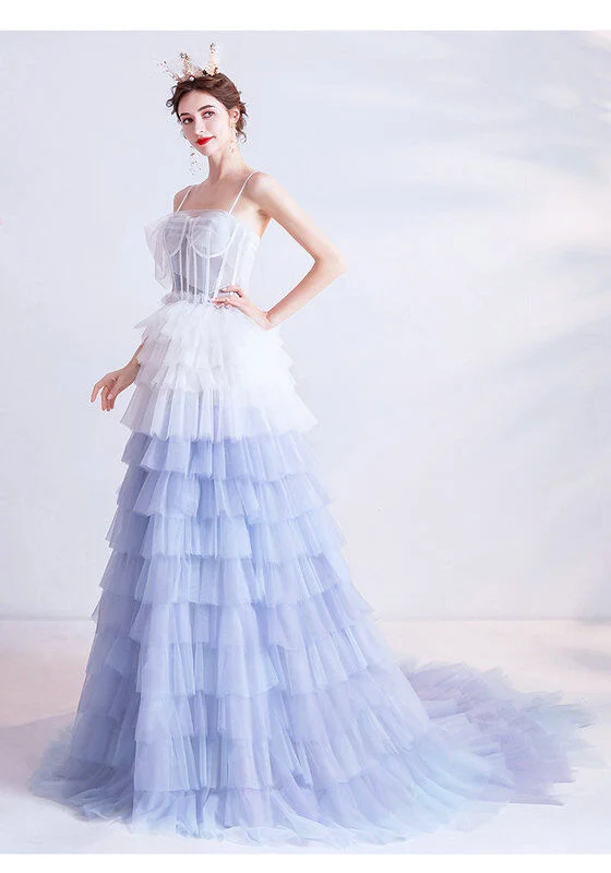 Layered prom dress 1151-006