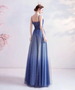 Spaghetti Strap prom dress 1150-002