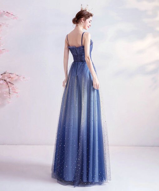 Spaghetti Strap prom dress 1150-002