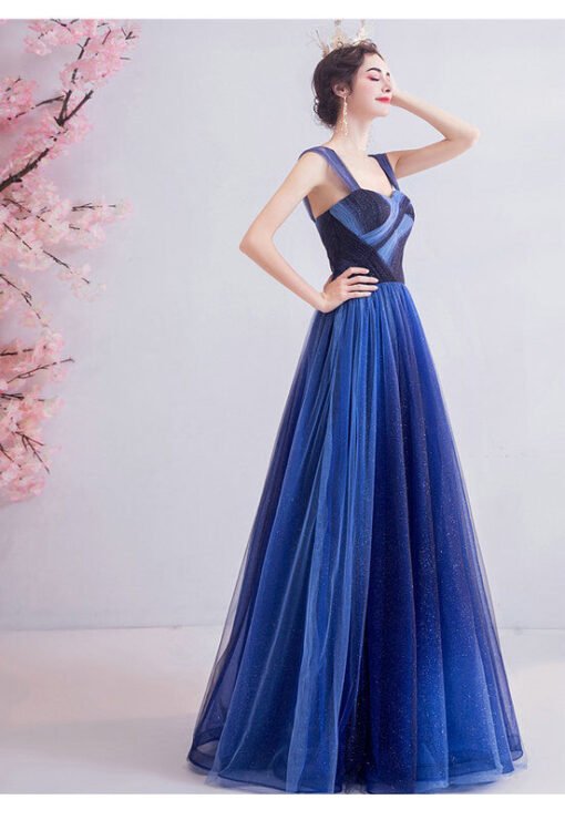 Strap prom dress 1148-007