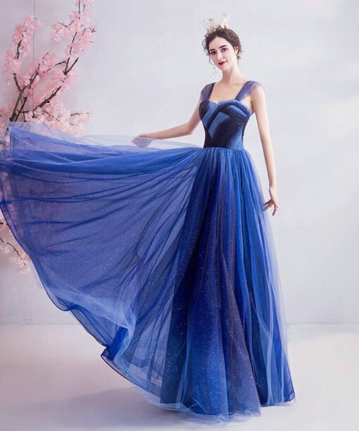 Strap prom dress 1148-008