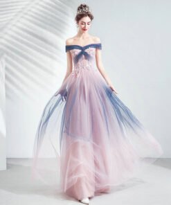 blue and pink prom dress 1141001