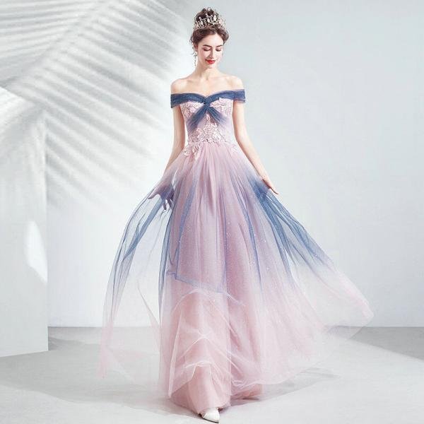 blue and pink prom dress 1141001