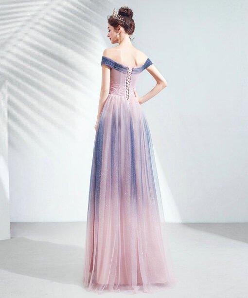 blue and pink prom dress 1141003