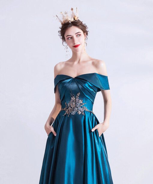 dark blue prom dresses 1146-004
