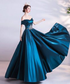dark blue prom dresses 1146-008