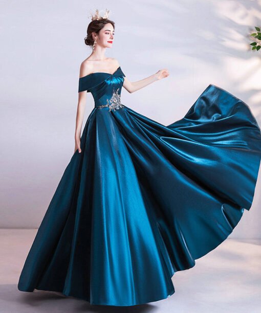 dark blue prom dresses 1146-008