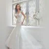 fishtail lace wedding dress 1160-001