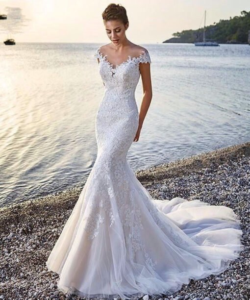 fitted wedding dress 1159-001