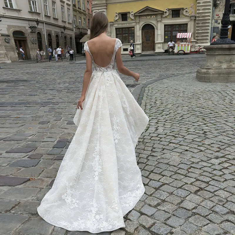 low back wedding dress 1161-002