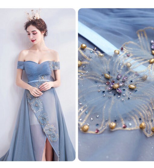 off the shoulder formal dress 1142003