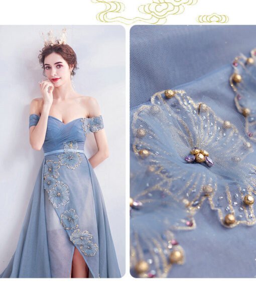 off the shoulder formal dress 1142004