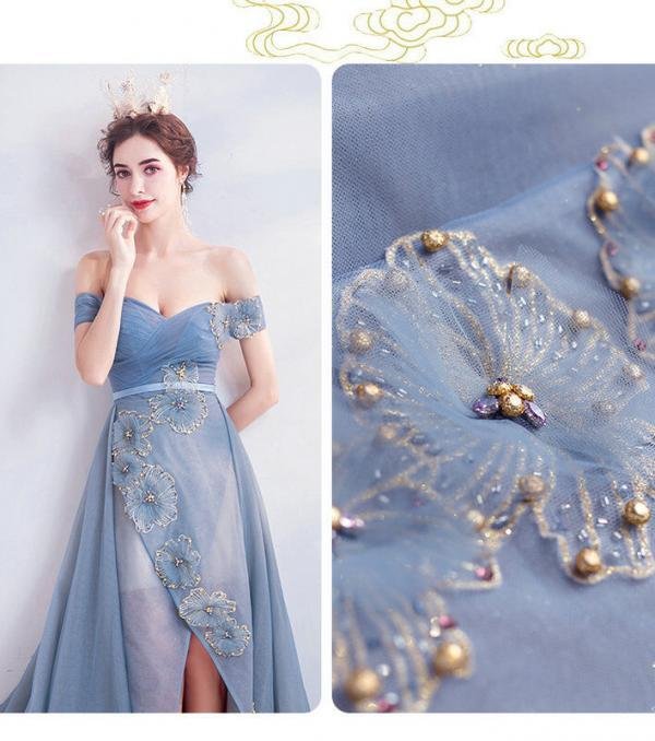 off the shoulder formal dress 1142004