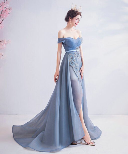 off the shoulder formal dress 1142005