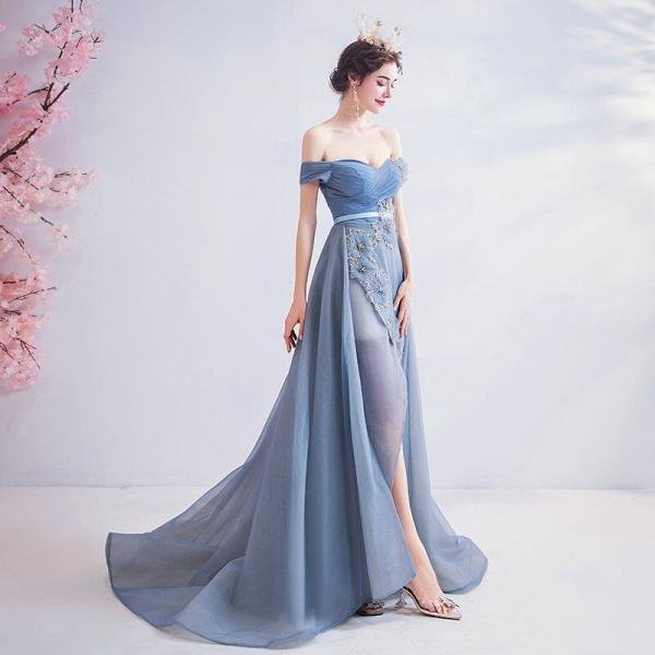 off the shoulder formal dress 1142005