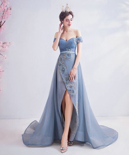 off the shoulder formal dress 1142006