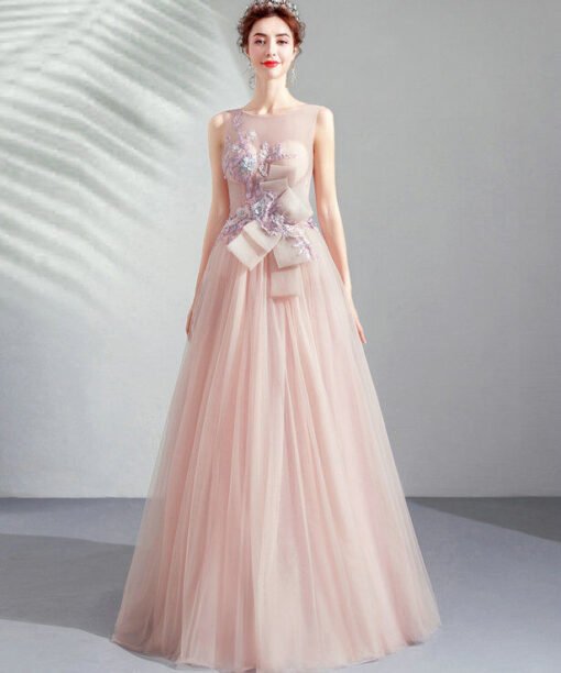 pink princess prom dress 1154-004