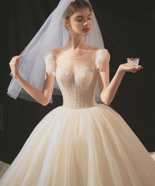 princess ball gown wedding dress 1158-002