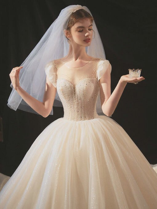 princess ball gown wedding dress 1158-002