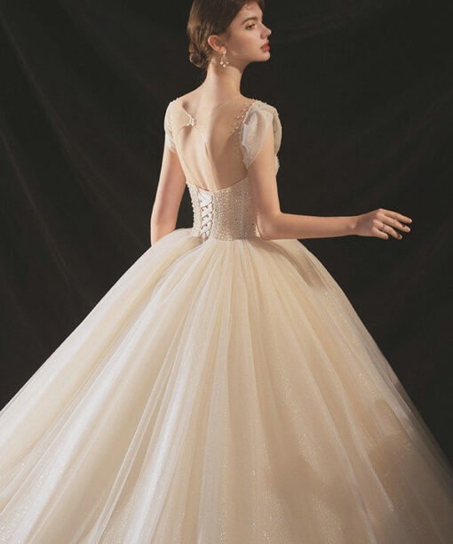 princess ball gown wedding dress 1158-004