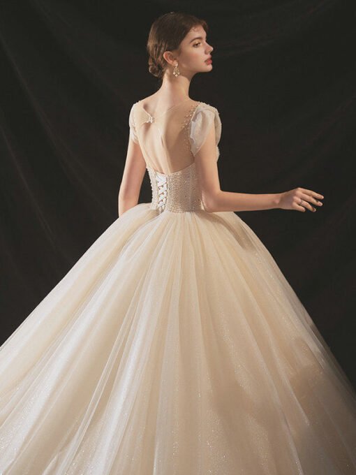 princess ball gown wedding dress 1158-004